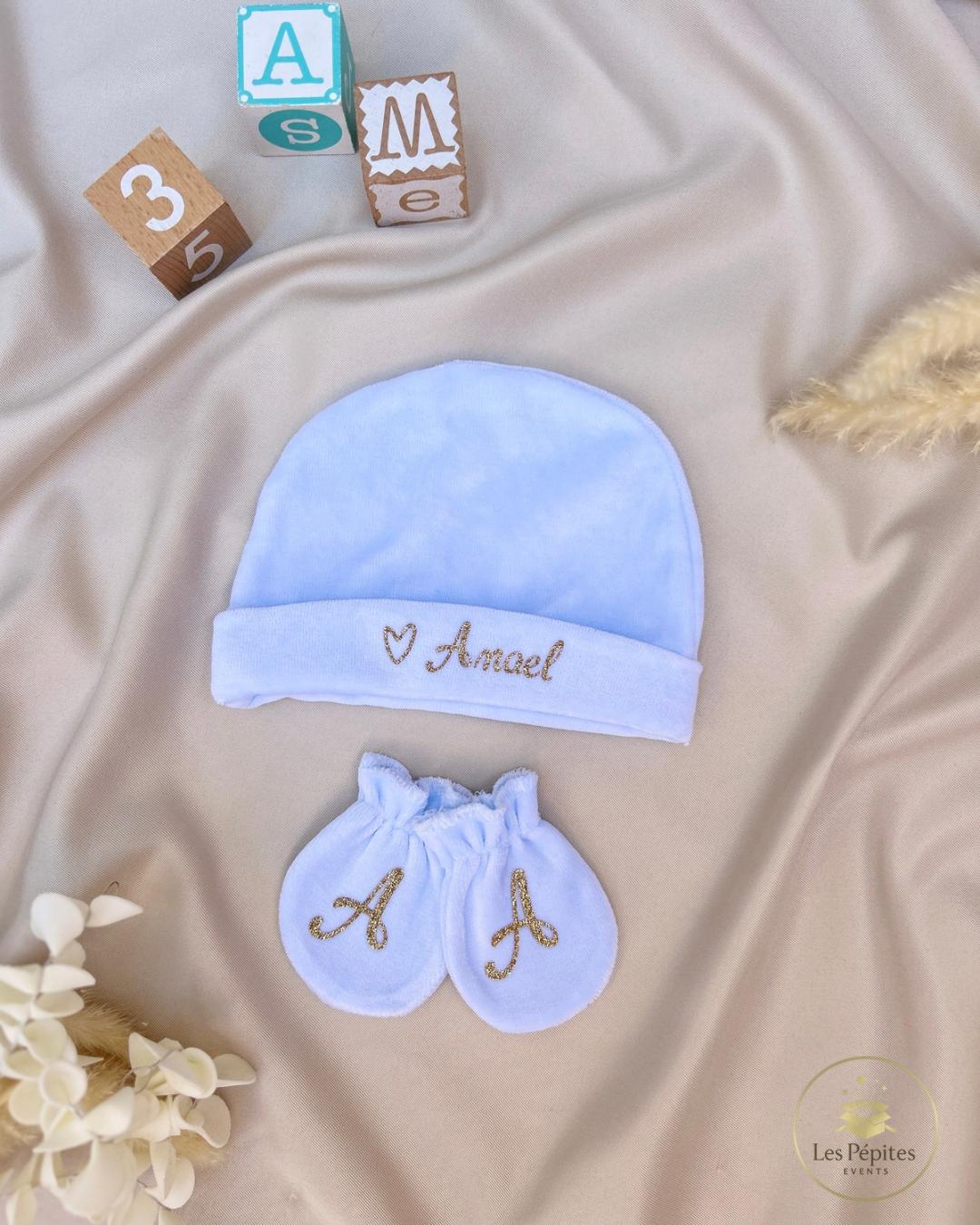 Ensemble naissance personnalisé 3 pièces