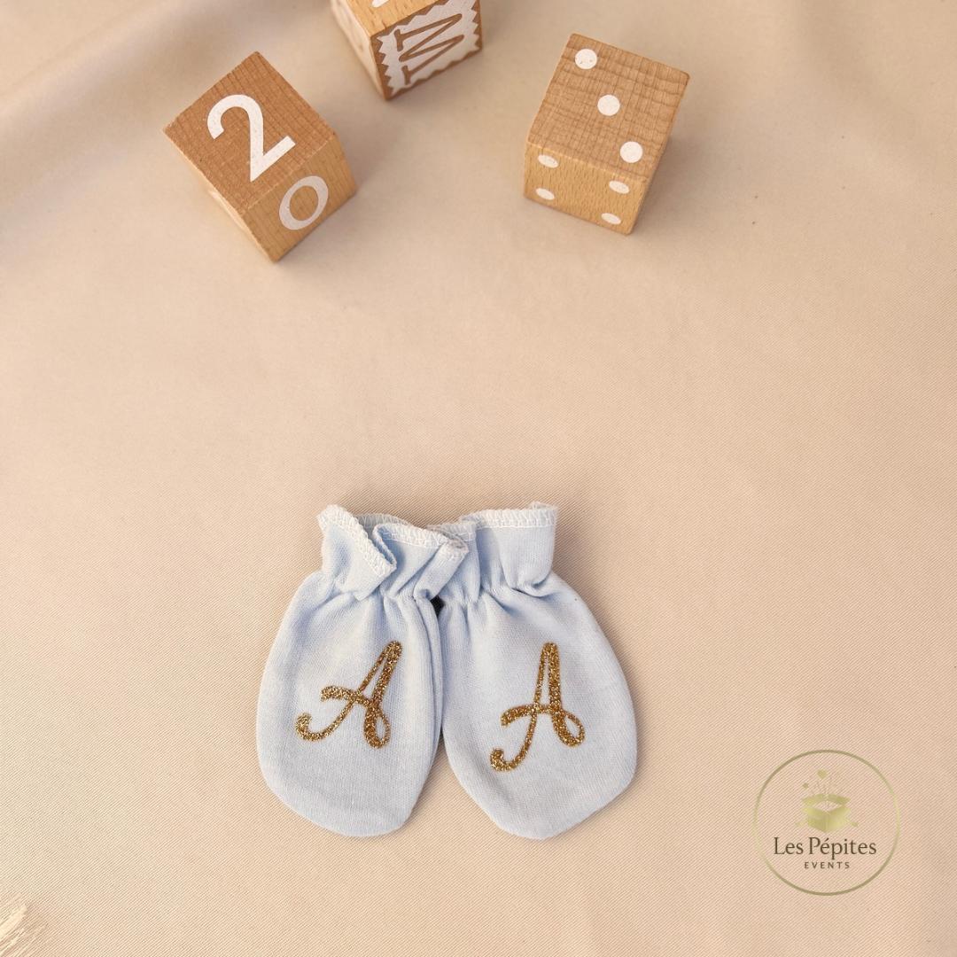 Ensemble naissance personnalisé 5 pcs ( bleu )