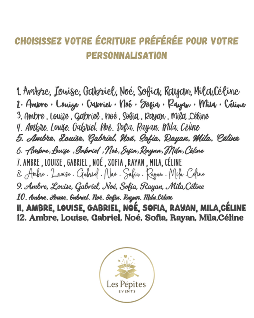 Miroir de poche personnalisable