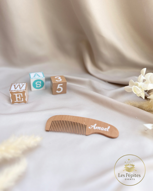 Set Brosse & Peigne Personnalisé pour Bébé
