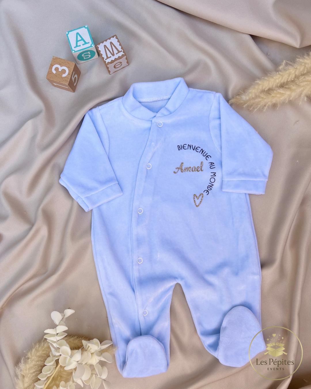 Ensemble naissance personnalisé 3 pièces