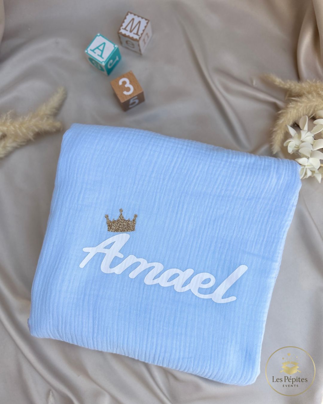 Couverture bébé en gaze de coton