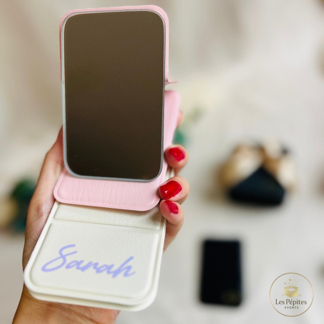 Miroir de poche personnalisable