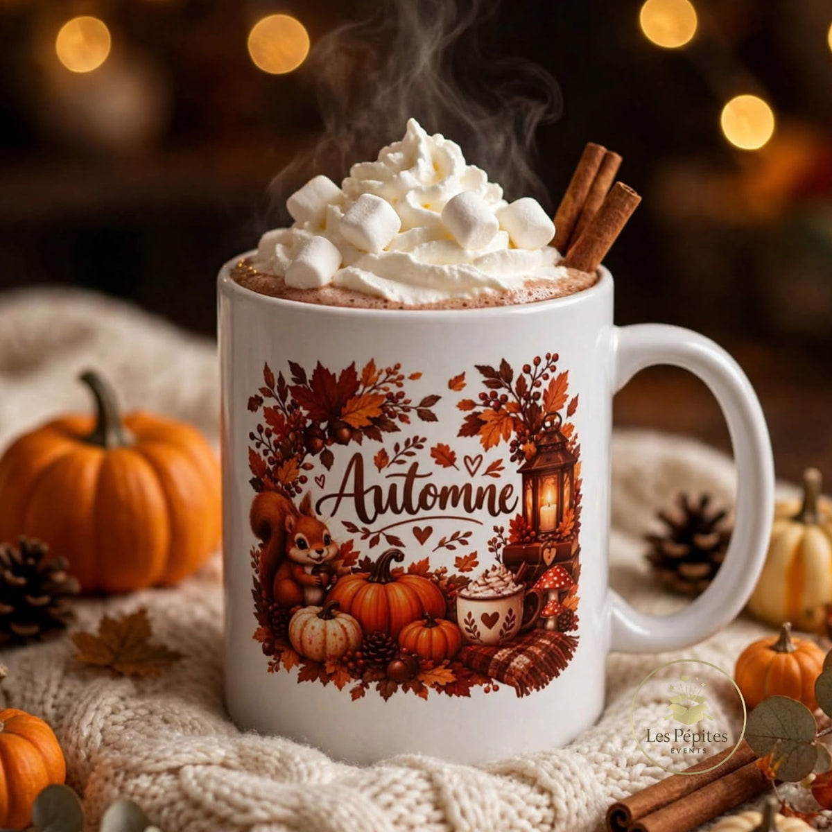 Mug Écureuil d'Automne