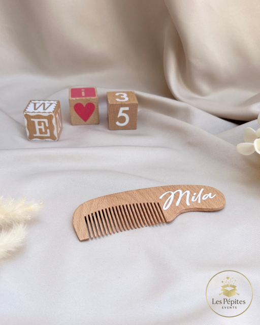 Set Brosse & Peigne Personnalisé pour Bébé